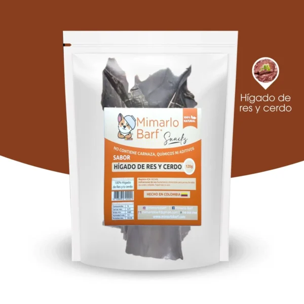 snack hígado para perro