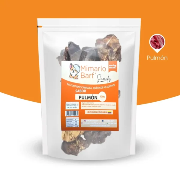 snack de pulmon para perros