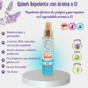 Splash Repelente para perros y gatos con Aroma a El